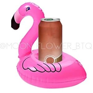 Inflatable Pink Flamingo Drink Holder